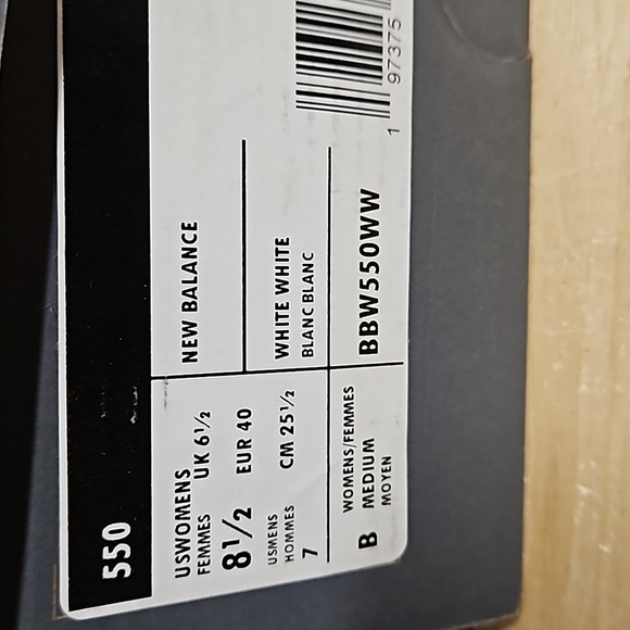 New Balance 550 Triple White Womens Shoe Sneaker BBW550WW - Picture 15 of 16
